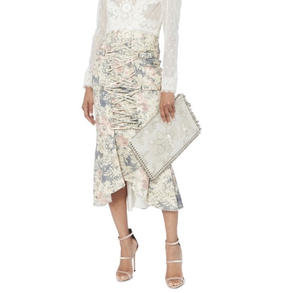 Zimmerman Floral Silk Embroidered Clutch - Picture 2 of 6